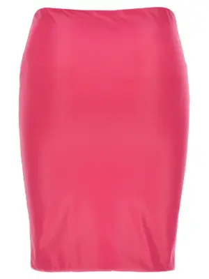 Lycra mini skirt 233WBB09PA3620 THE ATTICO Fuchsia