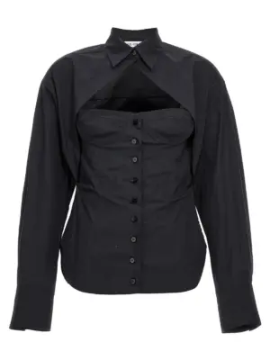 'Bustier' shirt THE ATTICO Black