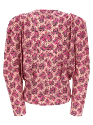 'Zagra' blouse 23AHT0012FAA3J10I40FA ISABEL MARANT Fuchsia