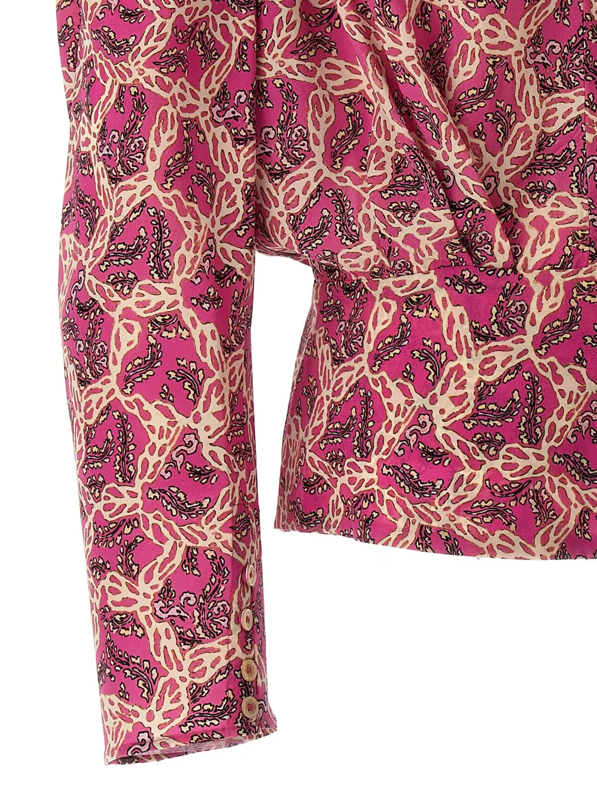 Блуза Zagra Isabel Marant Фуксія 4 'Zagra' blouse 91% silk
