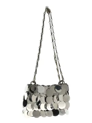 'Sparkle Discs Nano' shoulder bag 23ASS0137PLX001P040 PACO RABANNE Silver