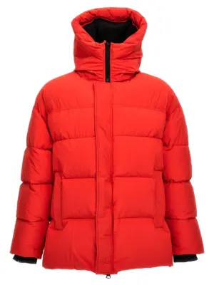 'Animal trim' down jacket 23AW04CO54RED DOUBLET Red
