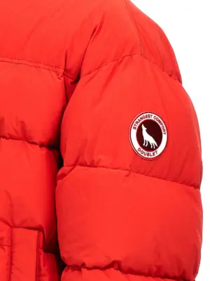 'Animal trim' down jacket Fall Winter 2023/2024 DOUBLET Red