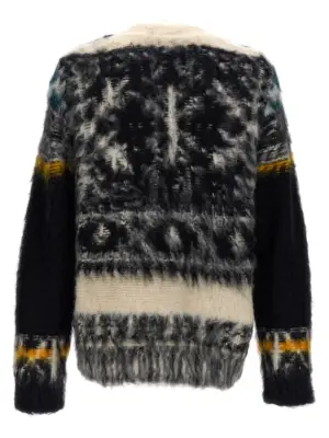 Patterned sweater 2403514M001 SACAI Multicolor