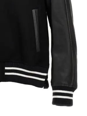 'Sacai Gonz' bomber jacket 100% wool SACAI Black
