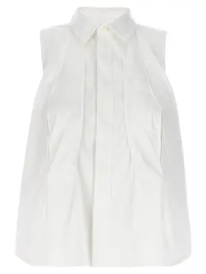 Sleeveless shirt SACAI White