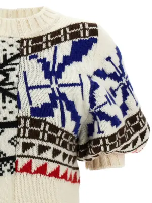 Jacquard sweater Woman SACAI Multicolor