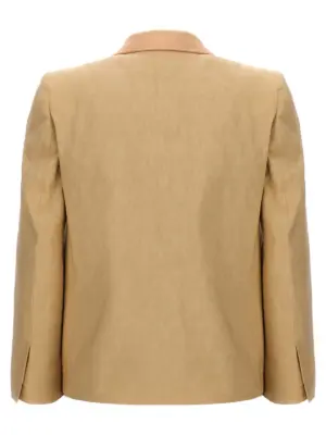 'Bessie' blazer 2410104178373100 DRIES VAN NOTEN Beige