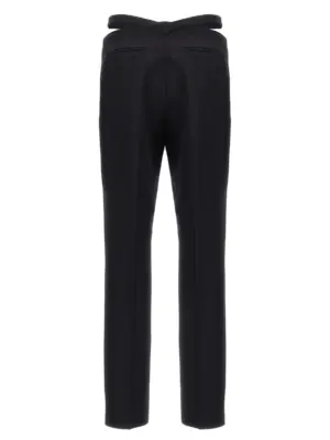 Belt detail trousers 241WCP167W046100 THE ATTICO Black