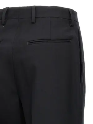 'Portia' pants 100% wool DRIES VAN NOTEN Black