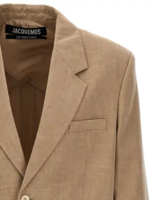 'La veste Titolo' blazer Man JACQUEMUS Beige