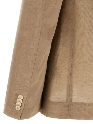 'La veste Titolo' blazer 57% linen