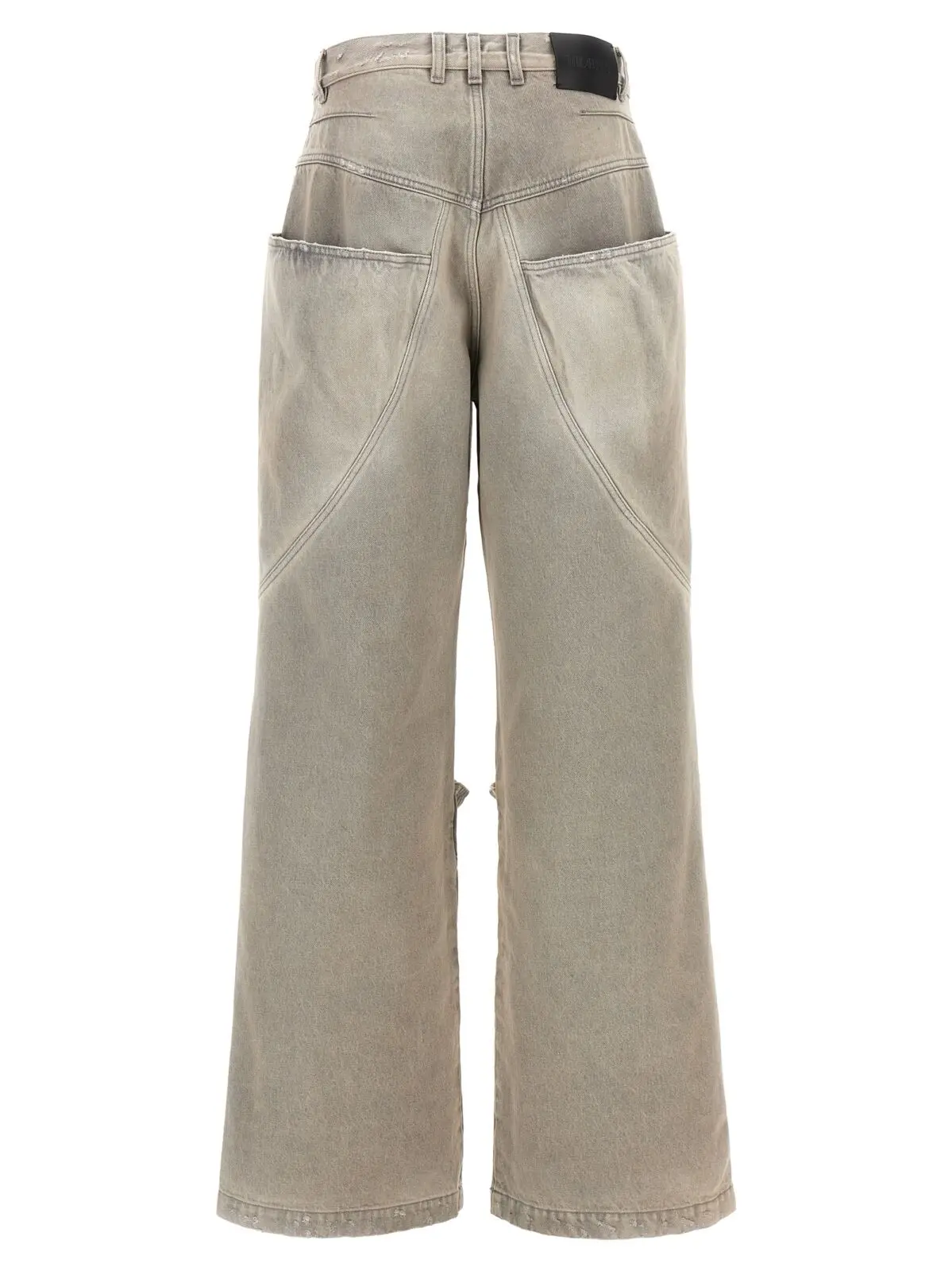 Джинси з ефектом використання The Attico Сірі 2 Used effect jeans 247WCP198D089733 THE ATTICO Gray