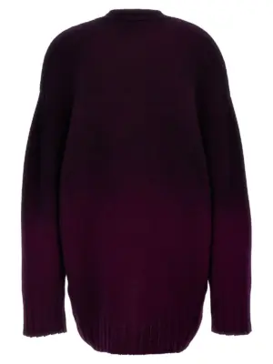 Oversized knit dress 248WCA360KW046783 THE ATTICO Purple