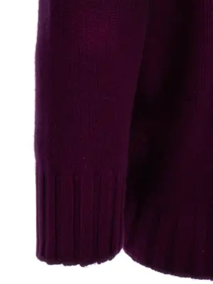 Oversized knit dress 70% wool 30% cachemire THE ATTICO Purple