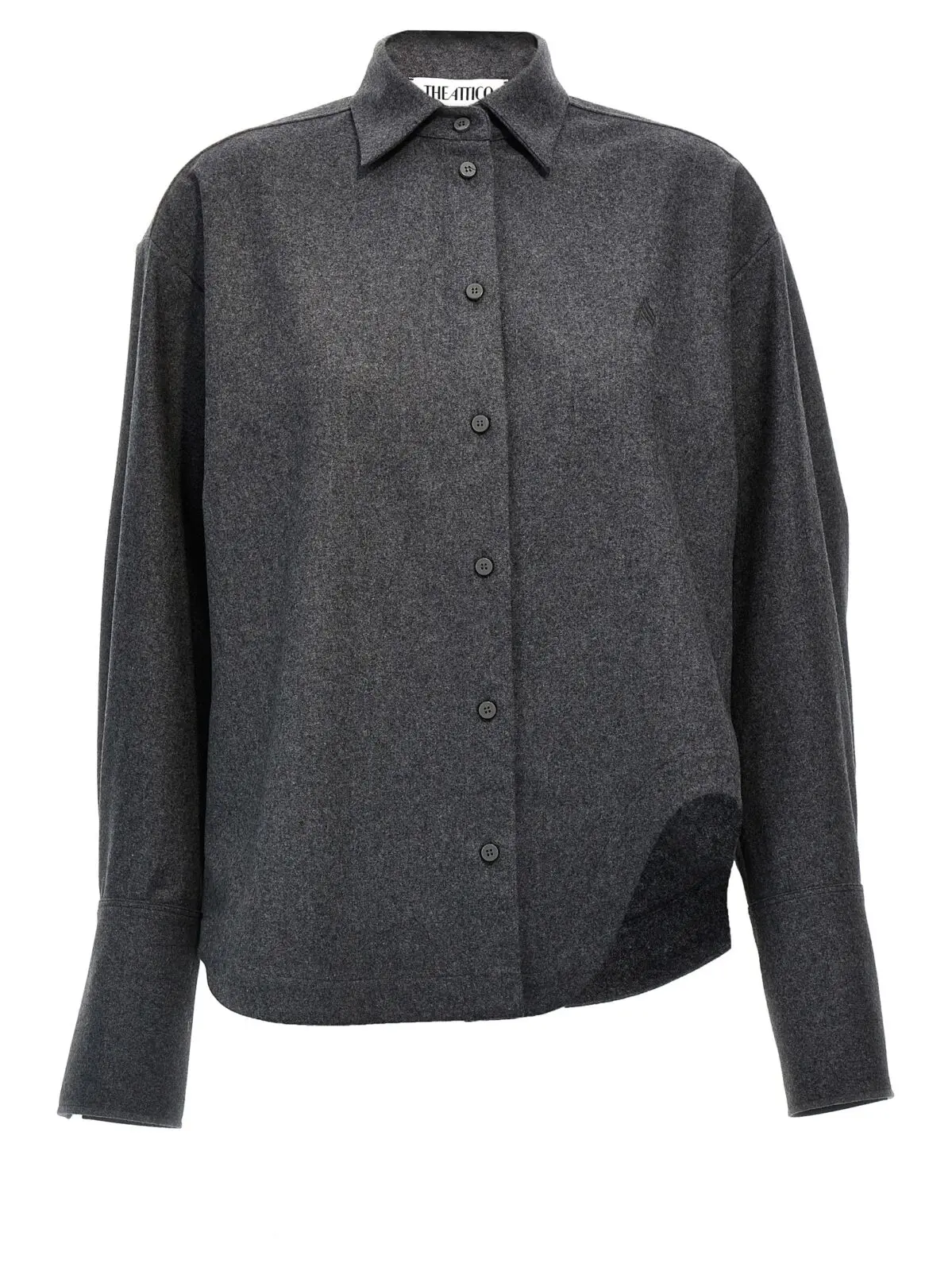 Сорочка Eliza The Attico Сіра 1 'Eliza' shirt THE ATTICO Gray