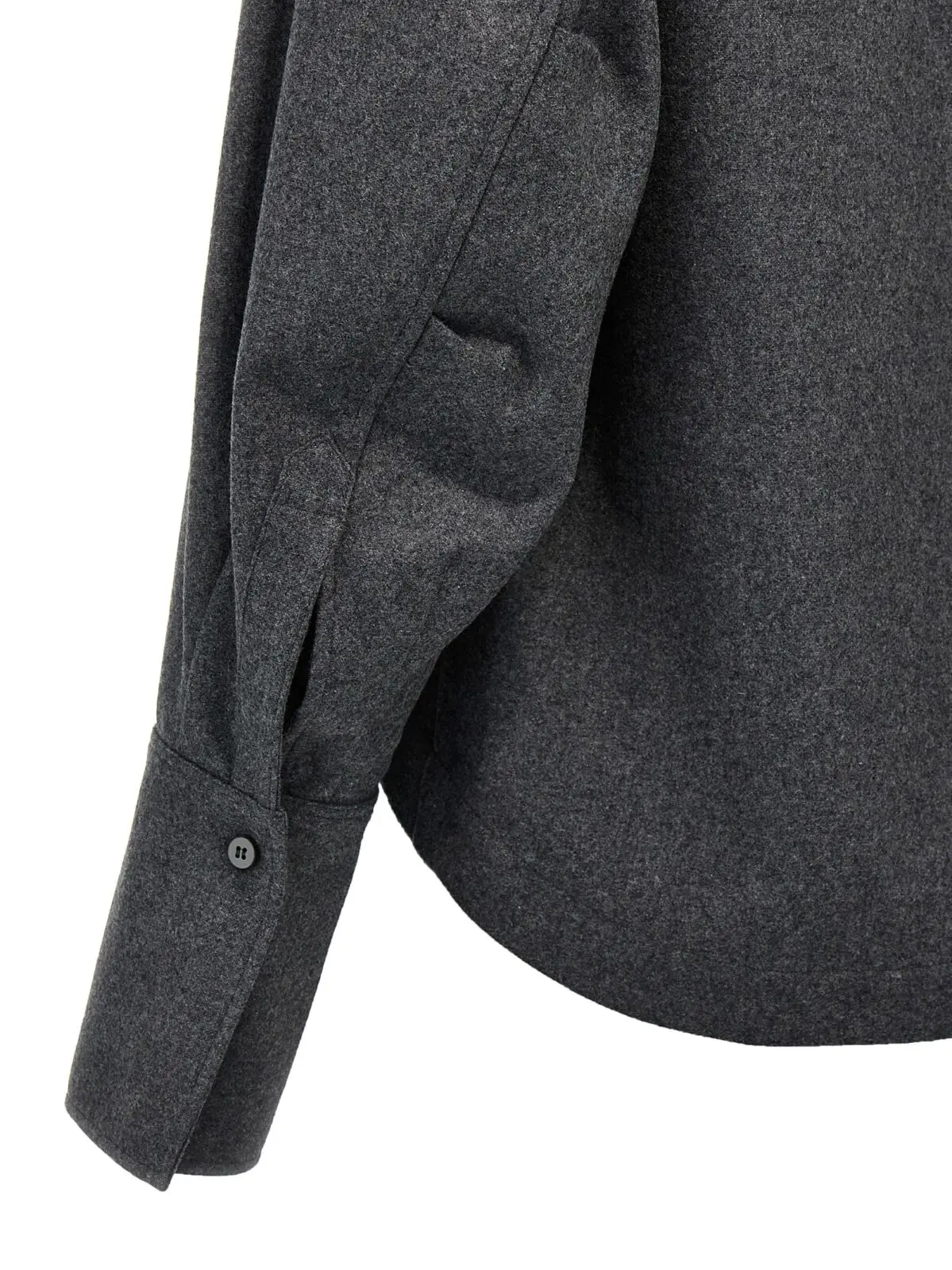 Сорочка Eliza The Attico Сіра 4 'Eliza' shirt 70% wool