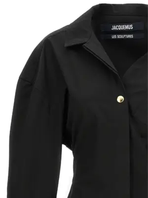 'La Robe Chemise' dress Woman JACQUEMUS Black