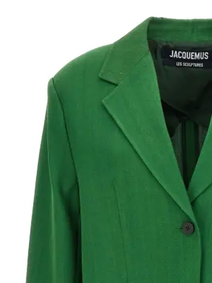 'La veste Titolo' blazer Woman JACQUEMUS Green
