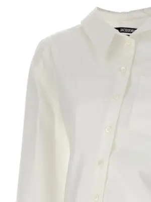 'La chemise Pablo' shirt Woman JACQUEMUS White