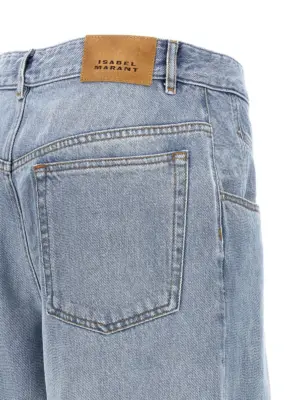 'Vetan' jeans 100% cotton ISABEL MARANT Light Blue