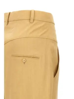 'Staya' pants 59% hemp 39% viscose 3% elastane ISABEL MARANT Beige