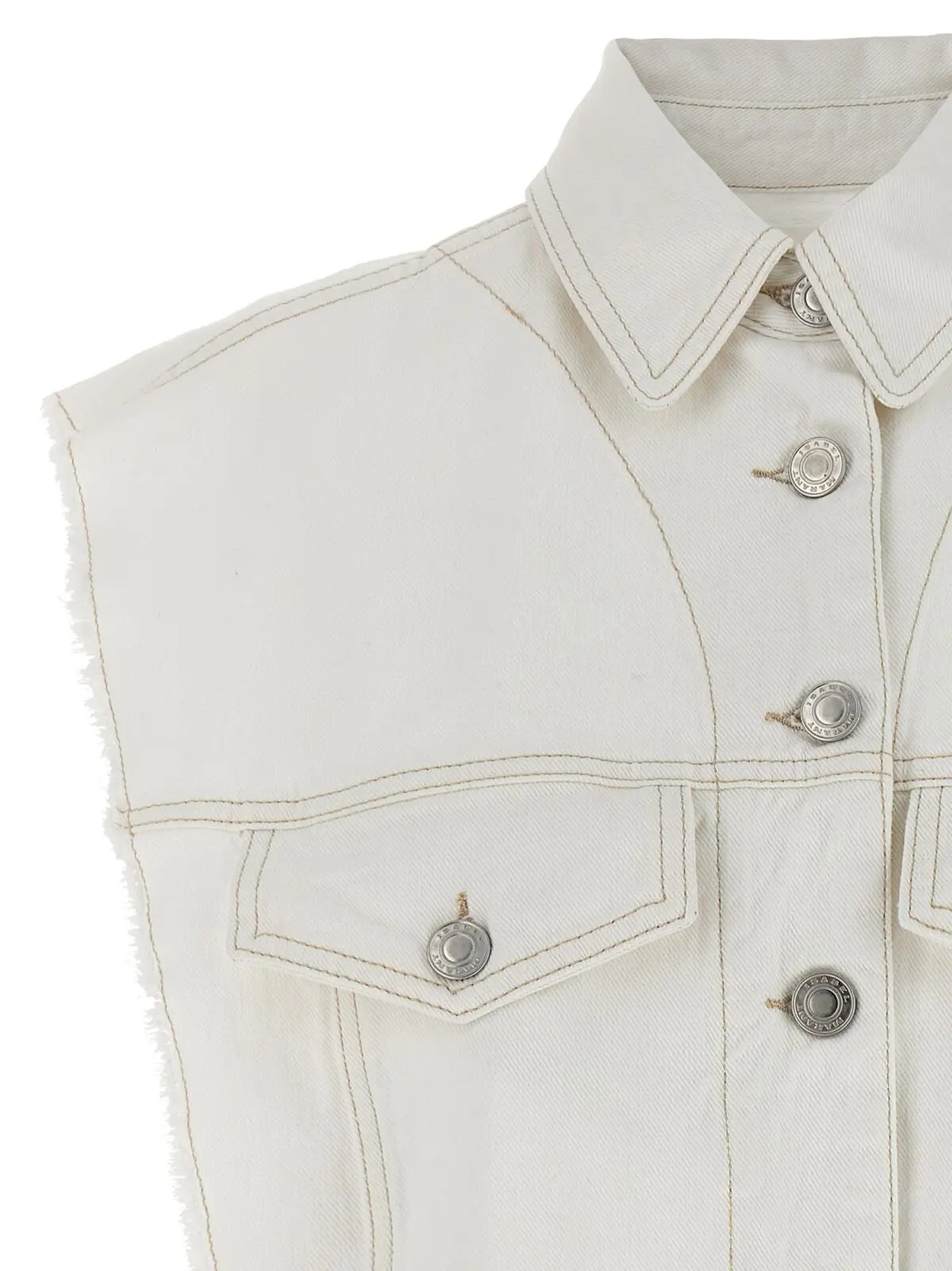 Жилет Tyra Isabel Marant Білий 3 'Tyra' vest Woman ISABEL MARANT White