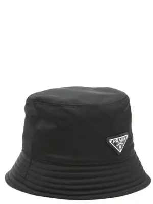 Re-nylon bucket hat PRADA Black