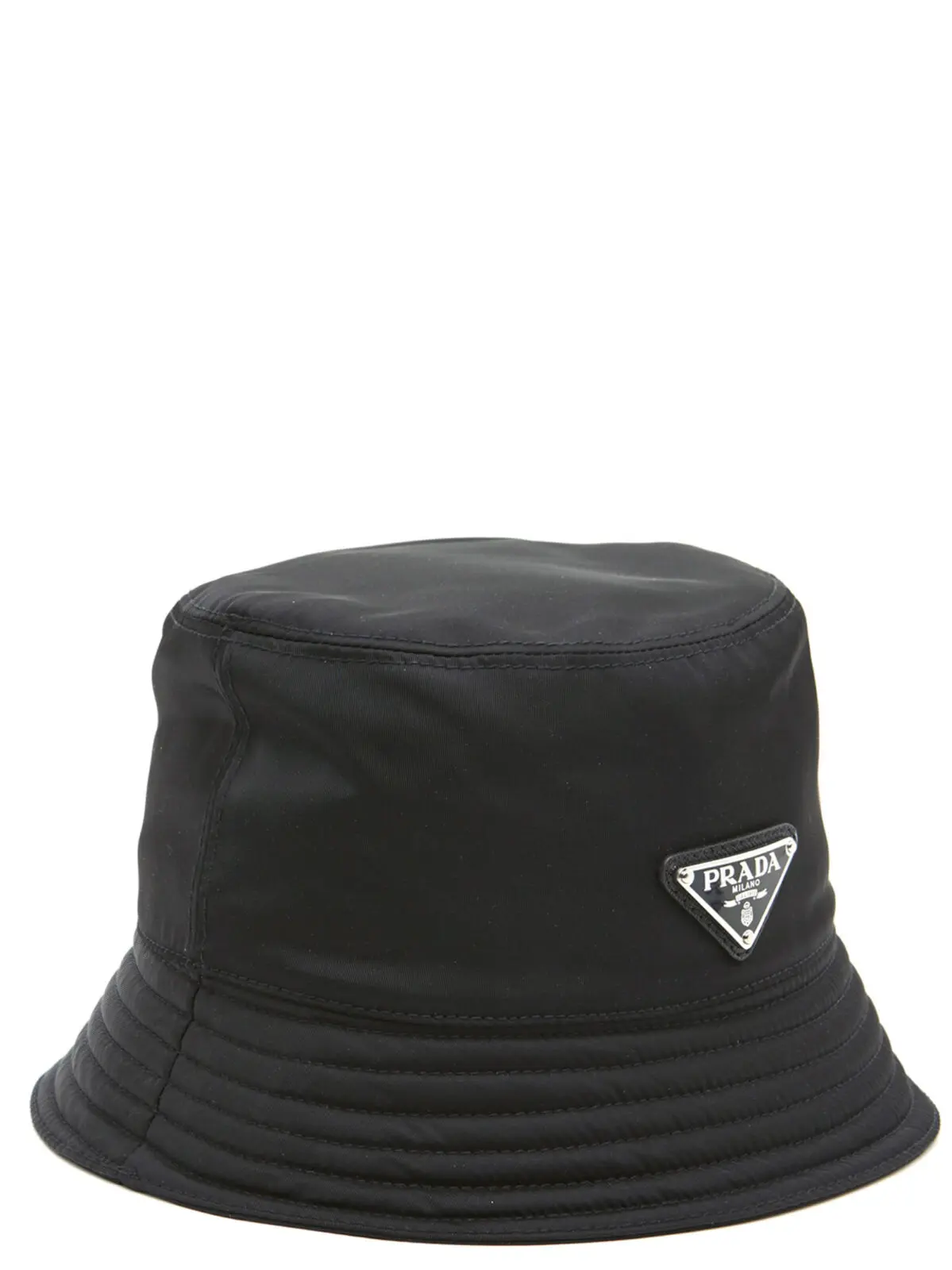 Панама Prada з переробленого нейлону Чорна 1 Re-nylon bucket hat PRADA Black