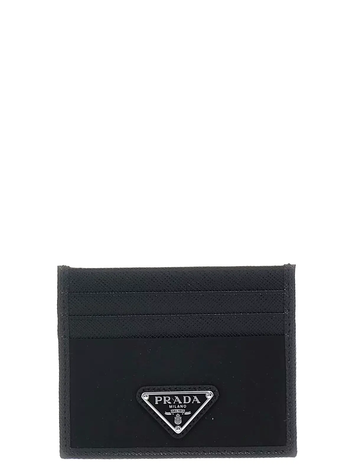 Кардхолдер Prada Re-Nylon Saffiano Чорний 1 Re-Nylon Saffiano cardholder PRADA Black