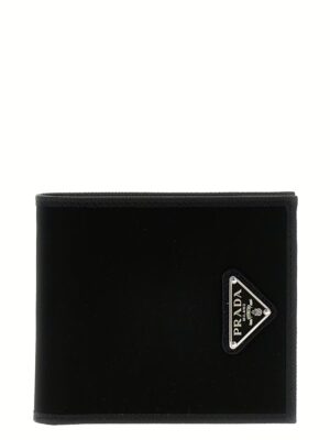 Re-nylon wallet PRADA Black