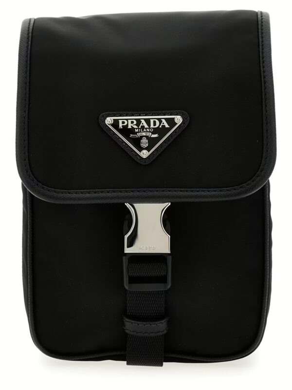 Re-Nylon logo crossbody bag PRADA Black
