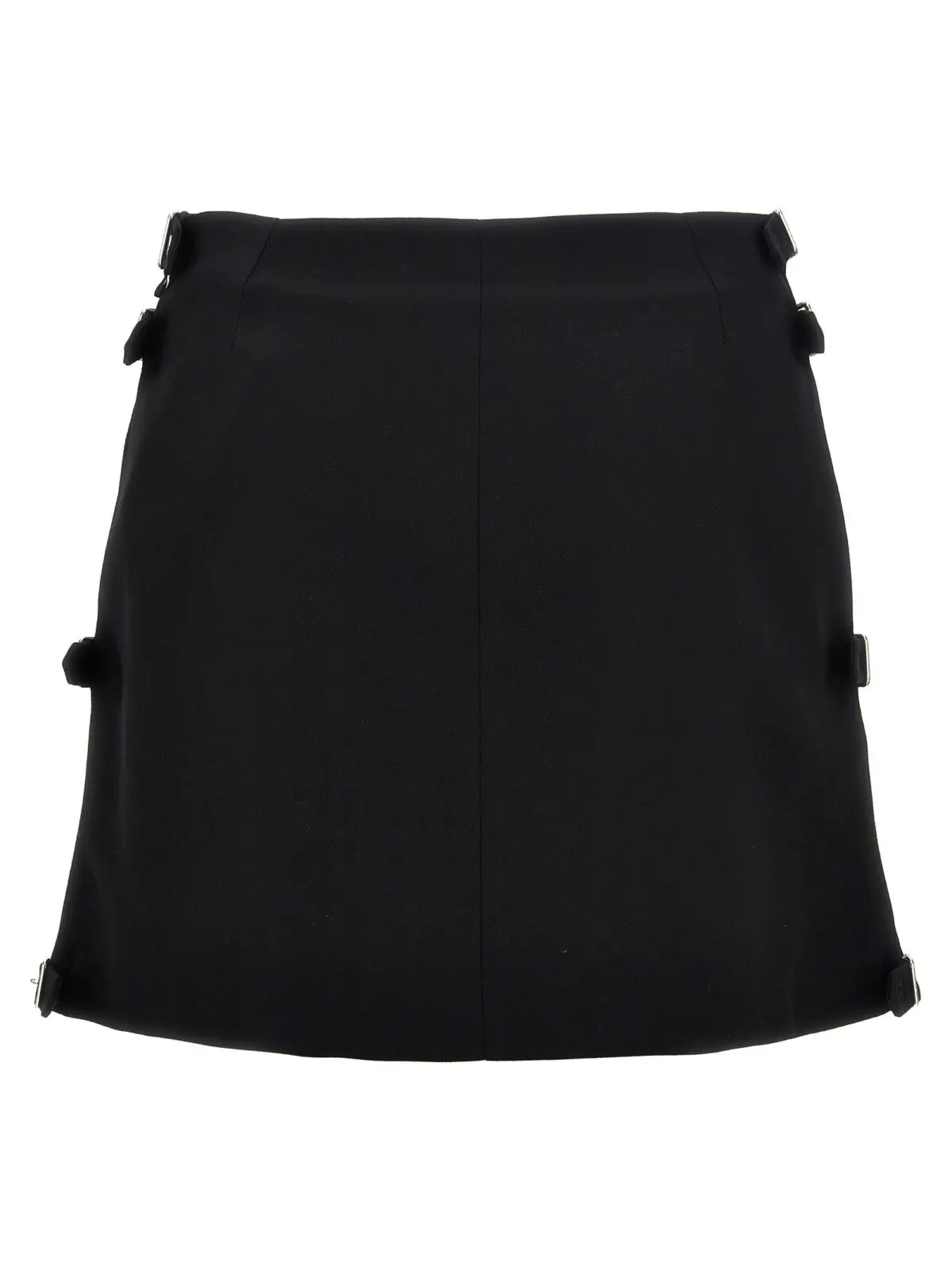 Спідниця Courreges Multi Sangle Wool Mini Чорна 2 'Multi Sangle Wool Mini' skirt 324CJU187WO01009999 COURREGES Black