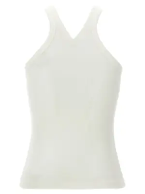 'Criss Cross 90's' tank top 324JDE079JS01210001 COURREGES White