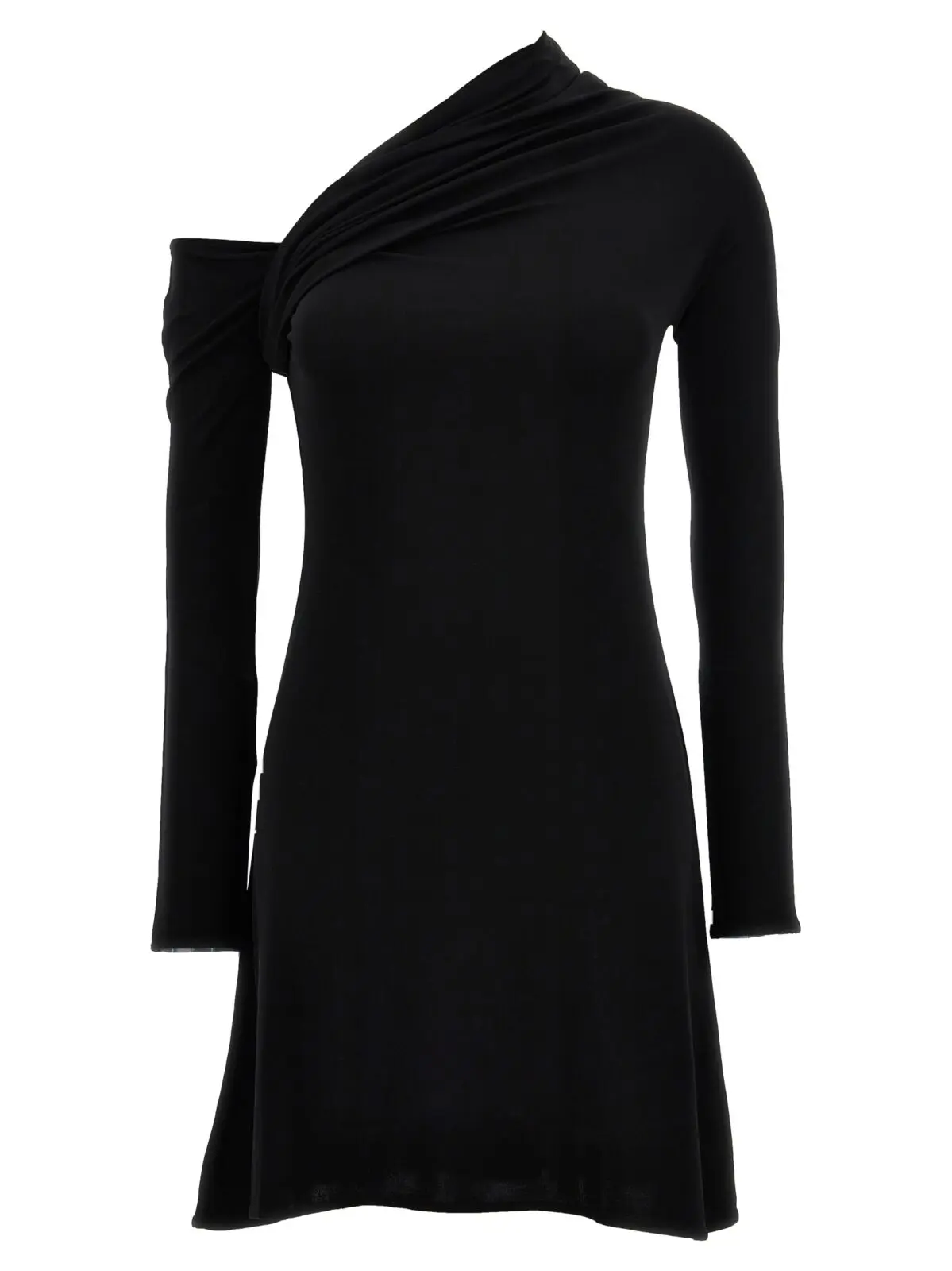 Міні-сукня Courreges Twist Crepe Mini Чорна 1 'Twist Crepe Mini' dress COURREGES Black