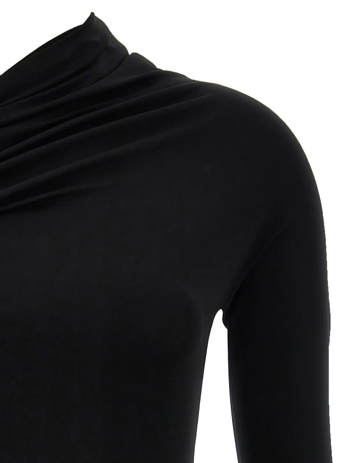 Міні-сукня Courreges Twist Crepe Mini Чорна 3 'Twist Crepe Mini' dress Woman COURREGES Black