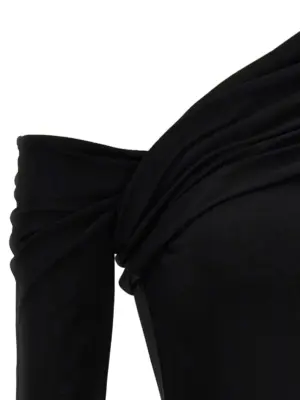 'Twist Crepe Mini' dress 95% viscose