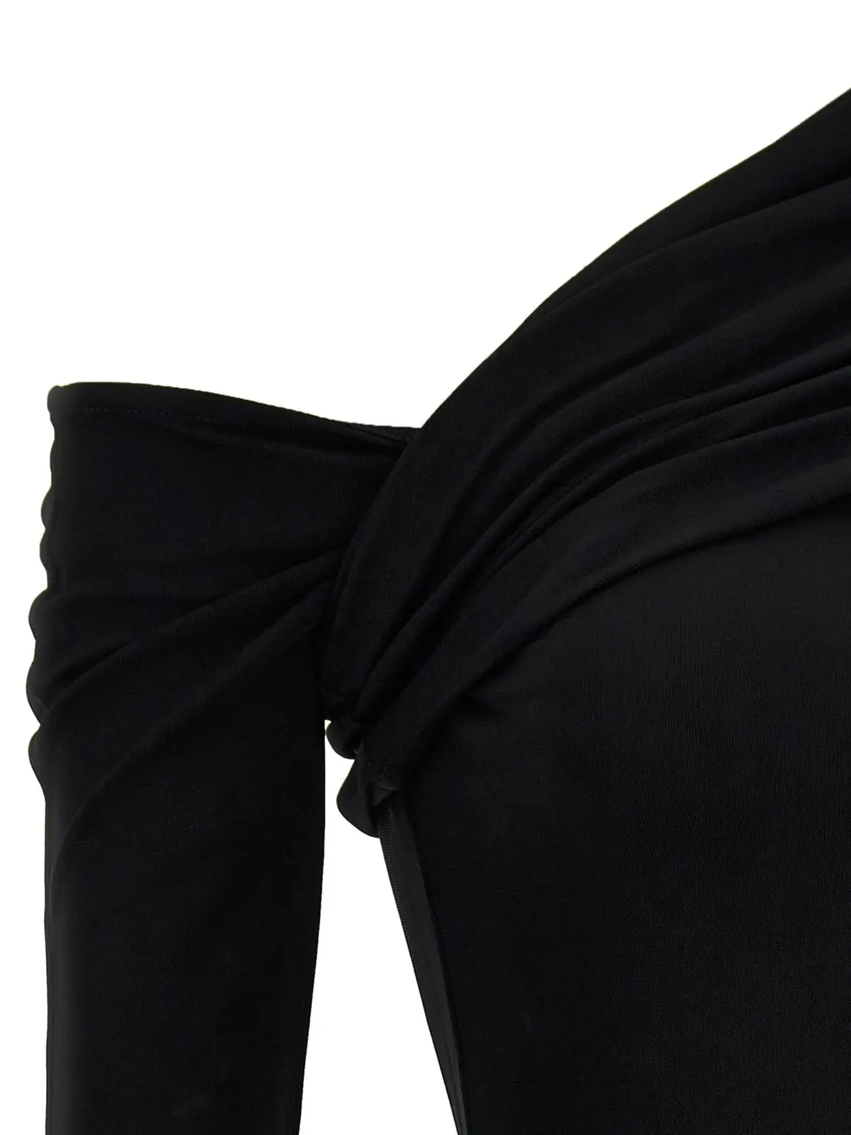 Міні-сукня Courreges Twist Crepe Mini Чорна 4 'Twist Crepe Mini' dress 95% viscose