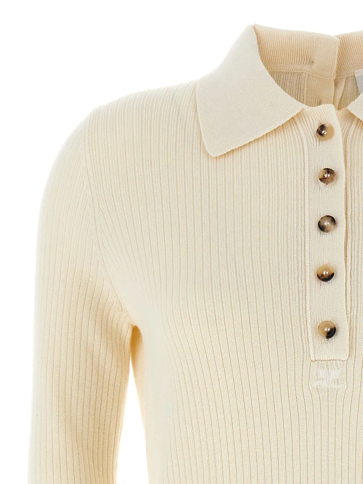 Светр Courreges Multi-Buttons Білий 3 'Multi-Buttons' sweater Woman COURREGES White