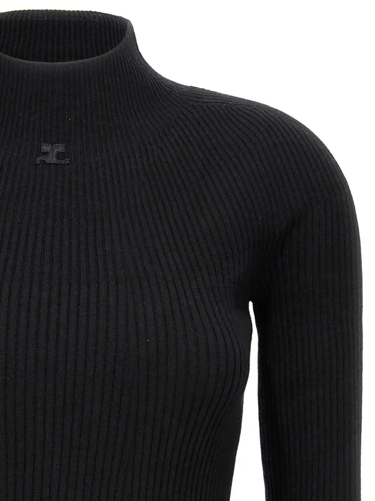 Сукня Courreges Solar Light Rib Чорна 3 'Solar Light Rib' dress Woman COURREGES Black