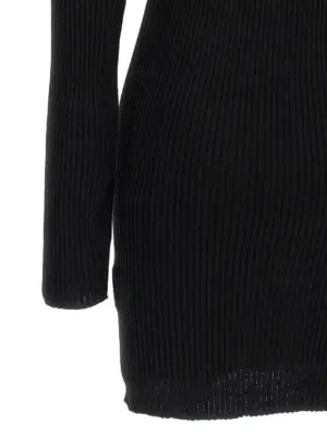 'Solar Light Rib' dress 80% cotton