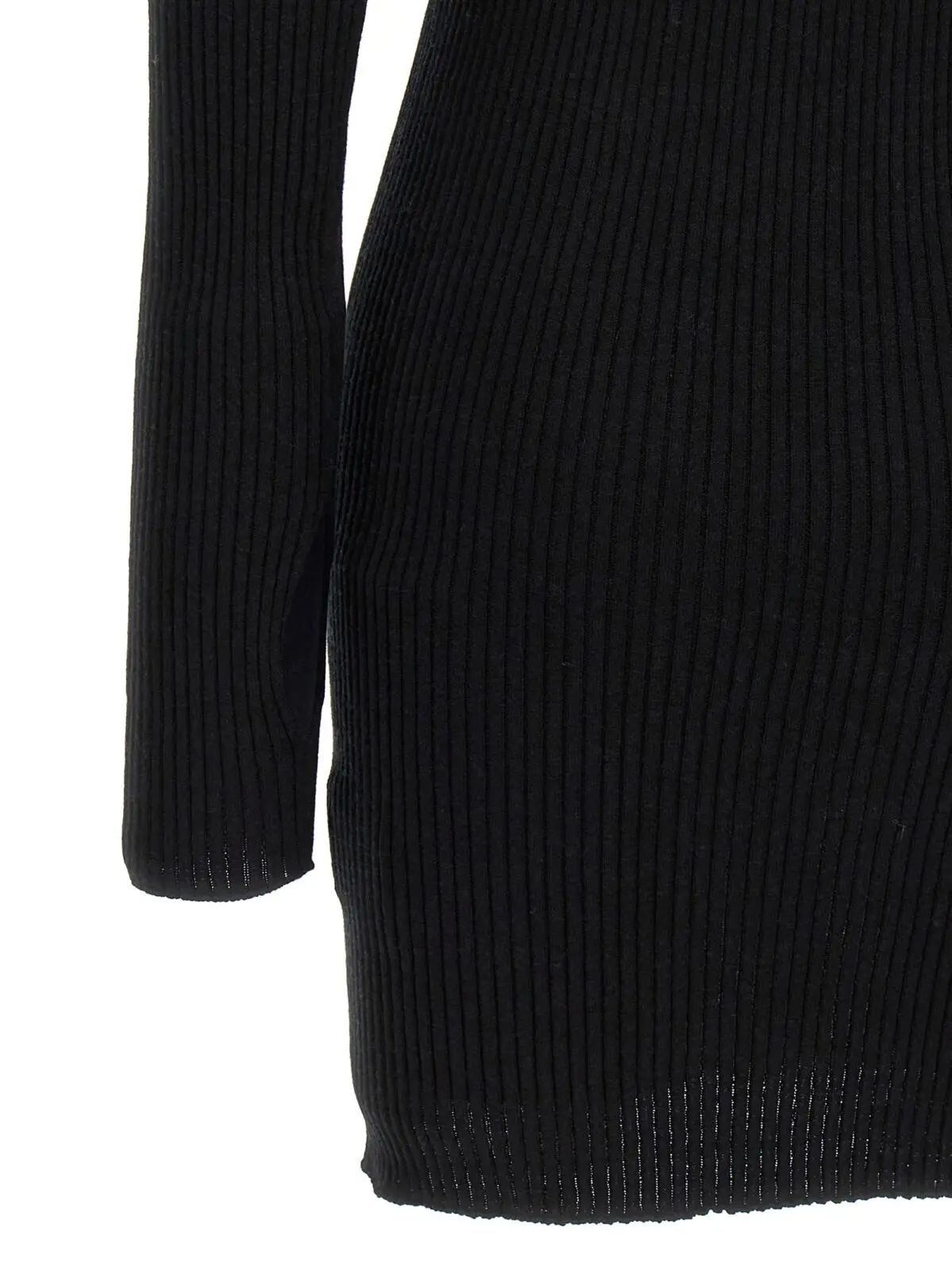 Сукня Courreges Solar Light Rib Чорна 4 'Solar Light Rib' dress 80% cotton