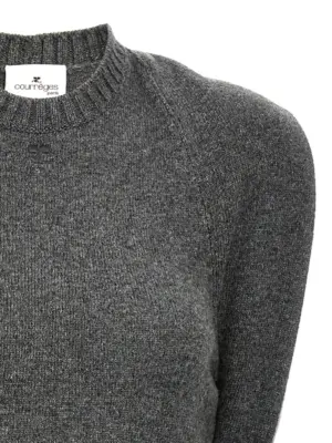 'Over The Shoulder Drapè' dress Woman COURREGES Gray