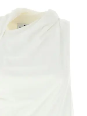 'Asymetrique Off The Shoulder' T-shirt Woman COURREGES White