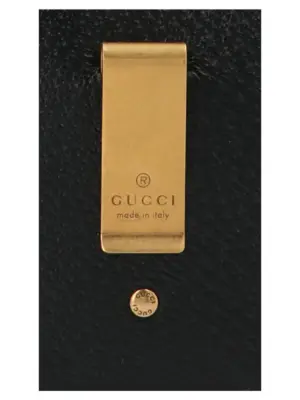 'GG marmont’ card holder wallet Man GUCCI Black