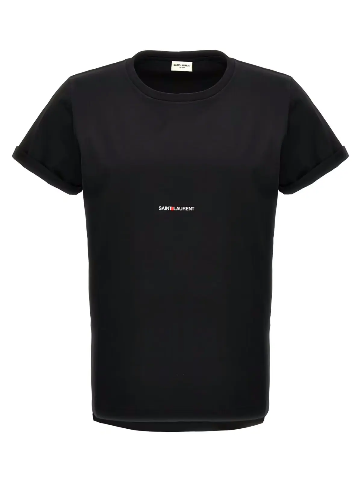 Футболка Saint Laurent rive gauche Saint Laurent Чорна 1 'Saint Laurent rive gauche' T-shirt SAINT LAURENT Black