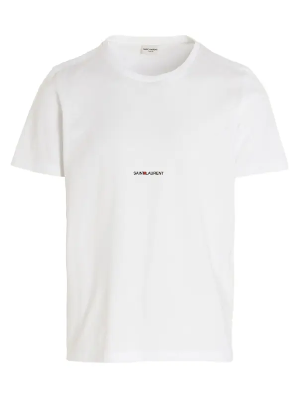 'Saint Laurent Rive Gauche' T-shirt SAINT LAURENT White