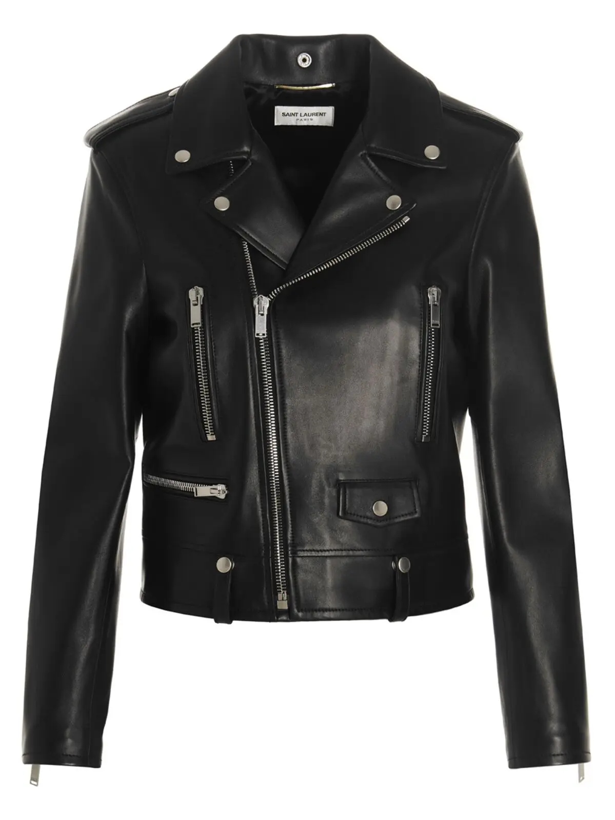 Косуха Motorcycle Saint Laurent Чорна 1 'Motorcycle' biker jacket SAINT LAURENT Black