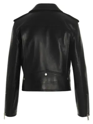 'Motorcycle' biker jacket 481862Y5YA21000 SAINT LAURENT Black