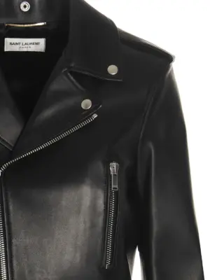 'Motorcycle' biker jacket Woman SAINT LAURENT Black